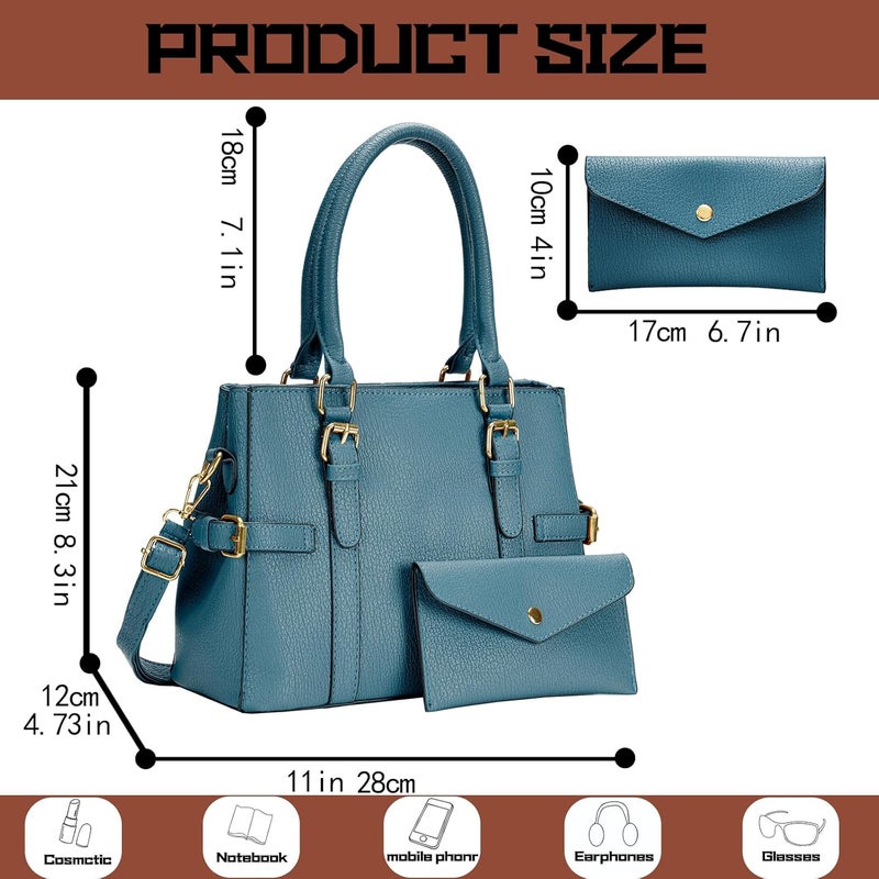 Tigpoy Women's Handbags Fashion Leather Handbags Purses for women Tote Bag Shoulder Bag Top Handle Satchel Fall Purse - Image 5